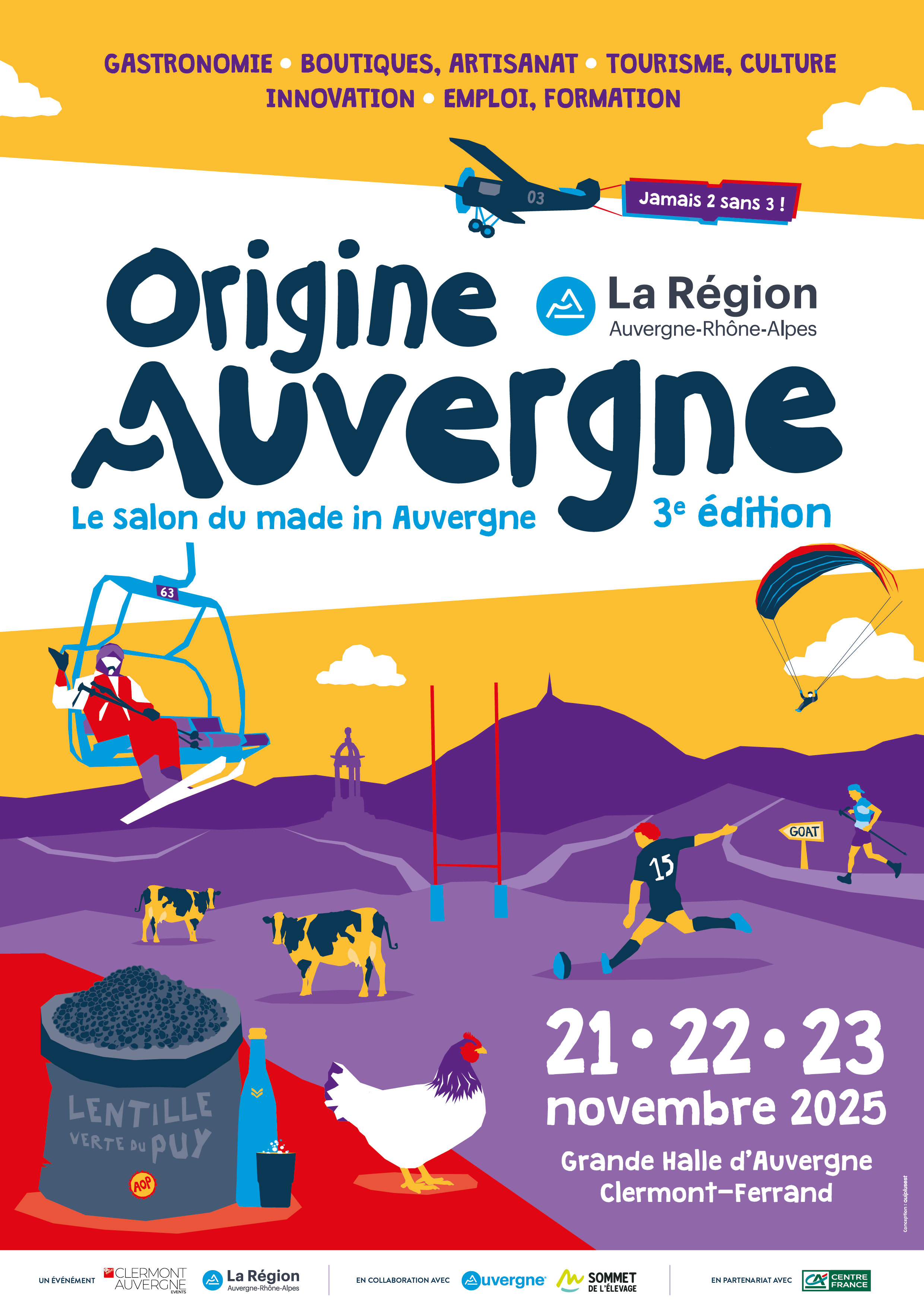 Affiche Origine Auvergne 2025